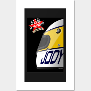 JODY SCHECKTER CLASSIC HELMET Posters and Art